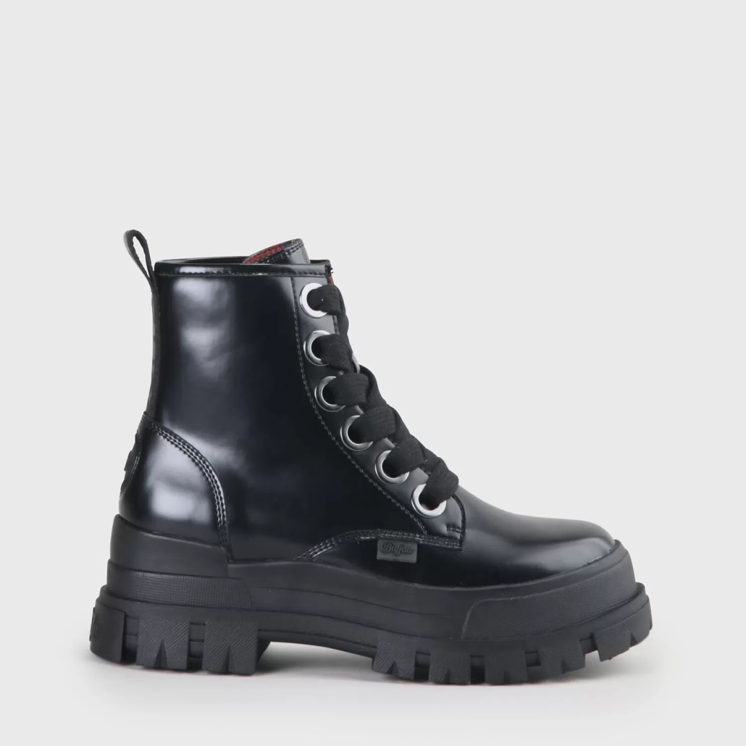 Store Aspha Lace Up Hi Bootie Flat Vegan Women Ankle Boots