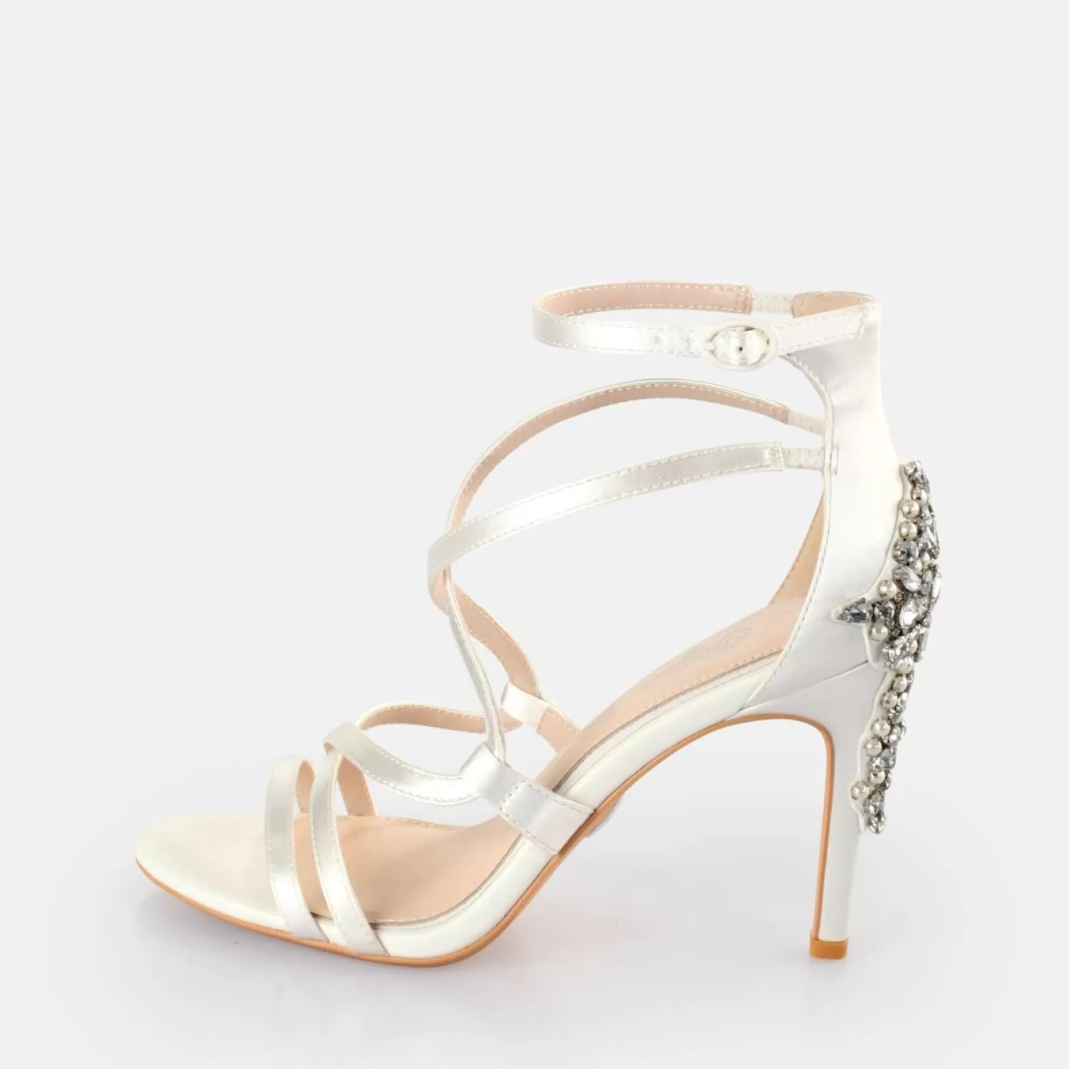 Sale Claudia Ankle-Strap Sandal Women Bridal Shoes