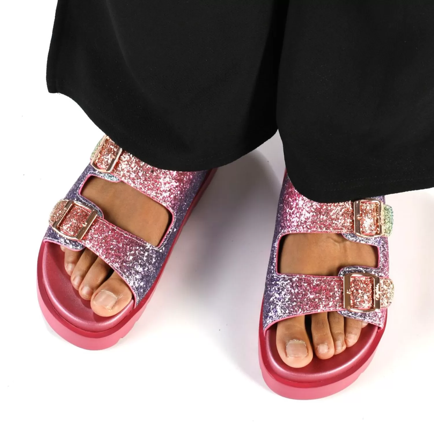 Flash Sale Eve Glam Platform Slide Vegan Women Vegan Shoes