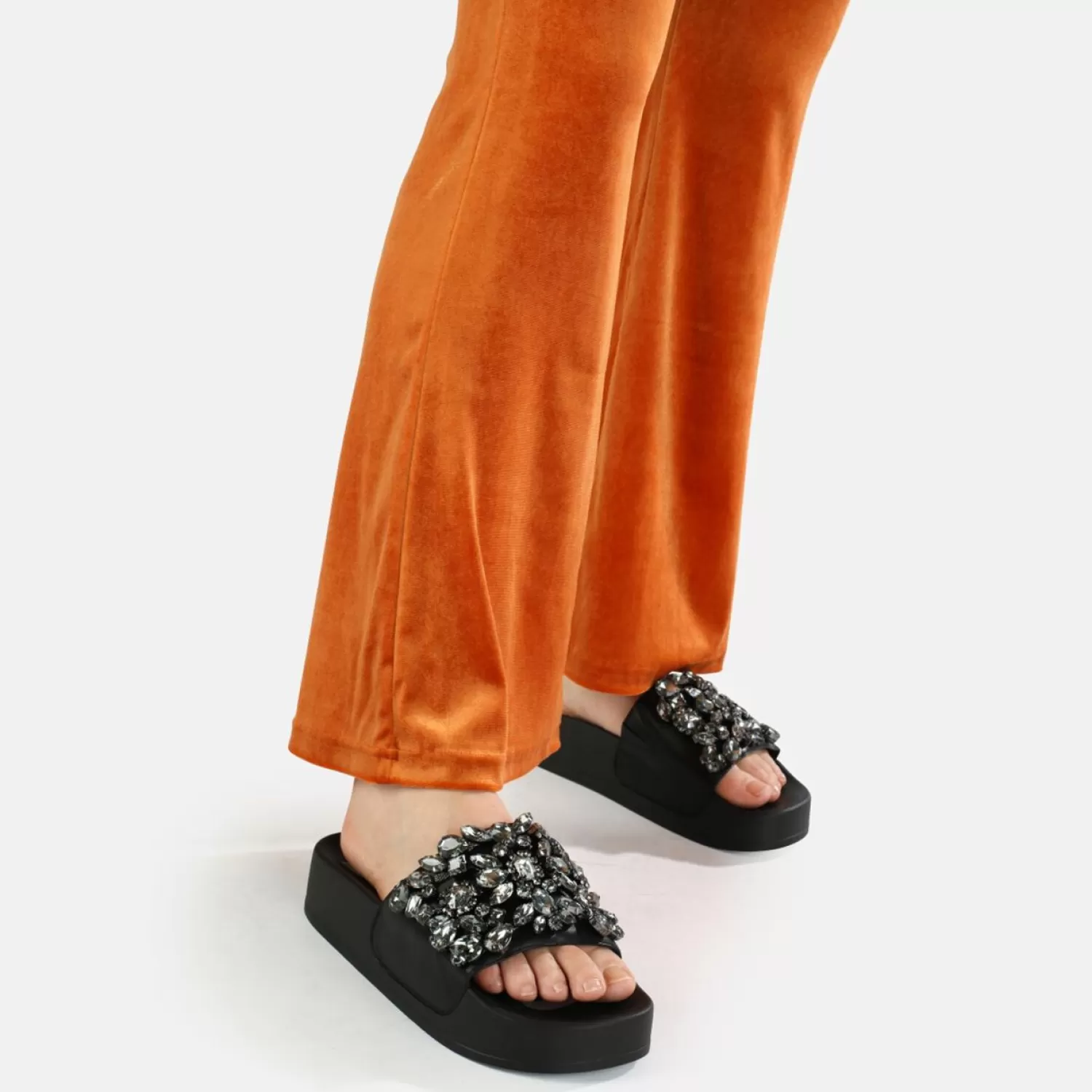 Shop Sky Diamond Platform Slide Vegan Women Vegan Shoes